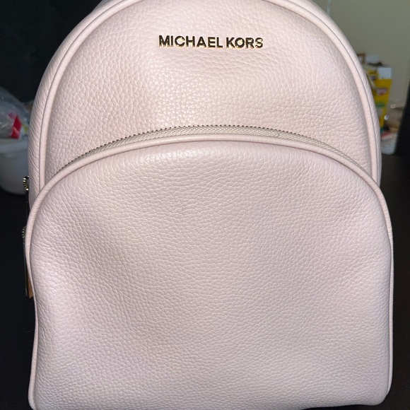 Michael Kors Pink Abbey Backpack - Picture 1 of 6